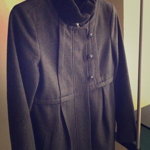 Charcoal wool DKNY peacoat